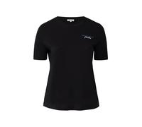 s.Oliver Red Label Plus T-shirt noir / blanc, Taille 6XL