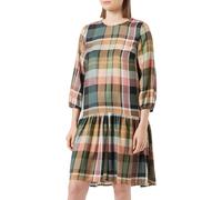 s.Oliver Robe à Carreaux pour Femme Noir Taille 42, Noir, 44