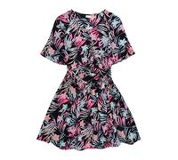 s.Oliver Robe beige / marine / bleu clair / rose, Taille 164