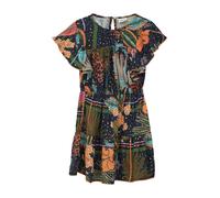 s.Oliver Robe bleu marine / bleu clair / olive / homard, Taille 122