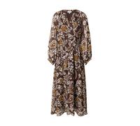 s.Oliver Robe-chemise cognac / brun foncé / blanc, Taille 38