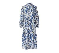 s.Oliver Robe-chemise crème / bleu roi / caramel, Taille 36