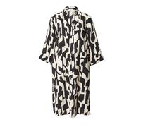 s.Oliver Robe-chemise noir / blanc cassé, Taille 38