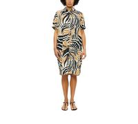s.Oliver Robe Chemisier pour Femme (1 pièce), Marron, 44