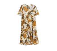 s.Oliver Robe d’été beige / ocre / olive / blanc, Taille 46