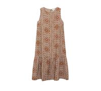 s.Oliver Robe d’été bleu clair / caramel / blanc, Taille 42