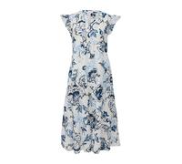 s.Oliver Robe d’été bleu / noir / blanc, Taille 36