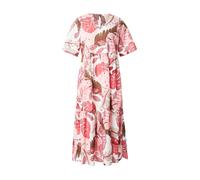s.Oliver Robe d’été olive / rose / pitaya / blanc, Taille 48