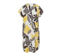 s.Oliver Robe écru / jaune / noir, Taille 34