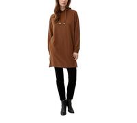 s.Oliver 2122560 Robe Sweat à Capuche, Marron, 38 Femme