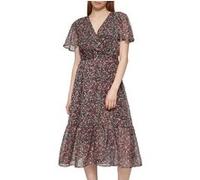 s. Oliver S.oliver-qs Dresses Grey/black Taille: 40 | Robes midi Outlet | Femme | Gris