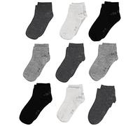 s.Oliver - S21010 - Socquettes (Lot de 9) - Garçon - Gris (Grey 49) - Taille: 31-34