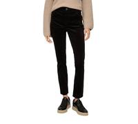 s.Oliver Sales GmbH & Co. KG / s.Oliver Pantalon Long pour Femme, Coupe Slim fit Long, Coupe Slim, Noir, 34W x 32L
