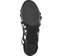 s.Oliver Sandale à tige pour femme Strass Cutouts Zip 5-28308-42, Taille:38 EU, Couleur:Noir
