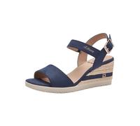 s.Oliver Sandales beige / bleu foncé, Taille 38