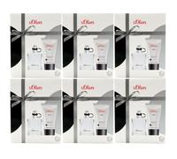 S.Oliver Set de Cadeau Hommes 6x Duo = 3x 30ml Eau Toilette + 3x 75ml Gel Douche