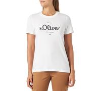 s.Oliver Shirt à Manches Courtes, Blanc, 34 Femme