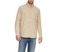 s. Oliver Shirt Beige Taille: M | Casual chemises Outlet | Homme | Marron