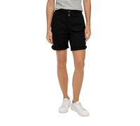 s.Oliver Short en Coton Stretch Orange, Noir 9999, 34