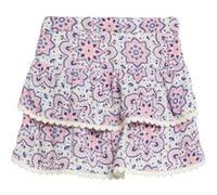 Jupe courte avec culotte intÃ©grÃ©e et imprimÃ© all-over fille s.Oliver Beige 8 ans
