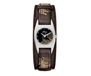 s.Oliver - SO-1853-LQ - Montre Fille - Quartz - Analogique - Bracelet cuir multicolore