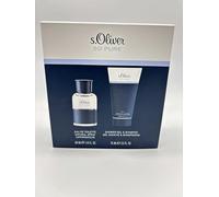 S.Oliver So Pure Men Duo de parfum (gel douche et shampooing, 75 ml + eau de toilette 30 ml) 105 ml