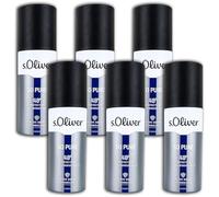 s.Oliver SO Pure Men Lot de 6 déodorants en spray 150 ml