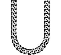 s.Oliver Collier en acier inoxydable pour hommes, 50 cm, Argent, Livré dans une boîte cadeau de bijoux