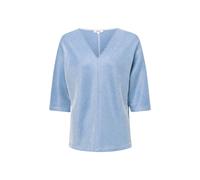 s.Oliver Sweat-shirt bleu clair / blanc, Taille XS-S