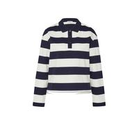 s.Oliver Sweat-shirt bleu marine / blanc naturel, Taille M