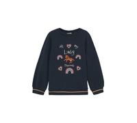 s.Oliver Sweat-shirt bleu marine / mélange de couleurs, Taille 92-98