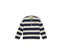 s.Oliver Sweat-shirt bleu marine / vert / blanc, Taille 134-140