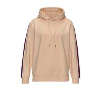 s.Oliver Sweat-shirt camel / lie de vin / blanc, Taille L