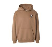 s.Oliver Sweat-shirt marron / blanc, Taille L
