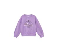s.Oliver Sweat-shirt moka / violet / noir / blanc, Taille 140