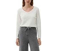 s.Oliver T-Shirt à Manches Longues pour Femme, Blanc., 34