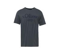 s.Oliver T-Shirt pour Homme avec Logo, Gris foncé, XXL