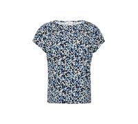 s.Oliver T-shirt beige / bleu / bleu clair / noir, Taille S