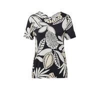 s.Oliver T-shirt beige clair / noir / blanc, Taille S