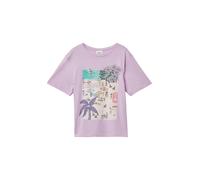 s.Oliver T-Shirt beige / turquoise / lilas, Taille 92-98