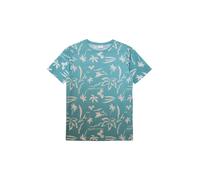s.Oliver T-Shirt bleu / blanc, Taille 164-170
