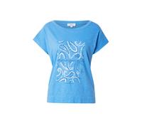 s.Oliver T-shirt bleu / bleu ciel / blanc, Taille L