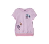 s.Oliver T-Shirt bleu clair / violet clair / orange, Taille 104-110