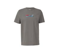 s.Oliver T-Shirt bleu / gris / rouge, Taille XL