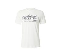 s.Oliver T-Shirt bleu marine / blanc, Taille S