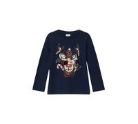 s.Oliver T-Shirt bleu marine / mélange de couleurs, Taille 116-122