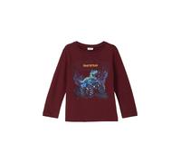 s.Oliver T-Shirt bleu marine / turquoise / orange / bordeaux, Taille 92-98