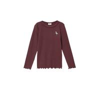 s.Oliver T-Shirt bordeaux / argent, Taille 104-110