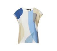 s.Oliver T-shirt crème / beige clair / bleu / bleu ciel, Taille XXXL
