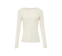 s.Oliver T-Shirt décontracté à Manches Longues en Coton Coupe ajustée, Beige, 40